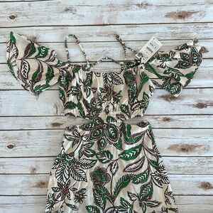 BRAND NEW Zara print dress, size medium